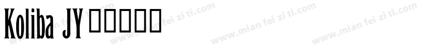 Koliba JY字体转换
